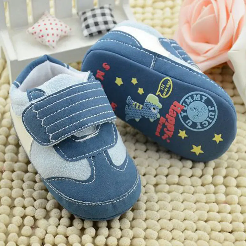0-18M Toddler Born Shoes Baby Infant Kids Boy Girl St Sole Canvas Sneaker 1