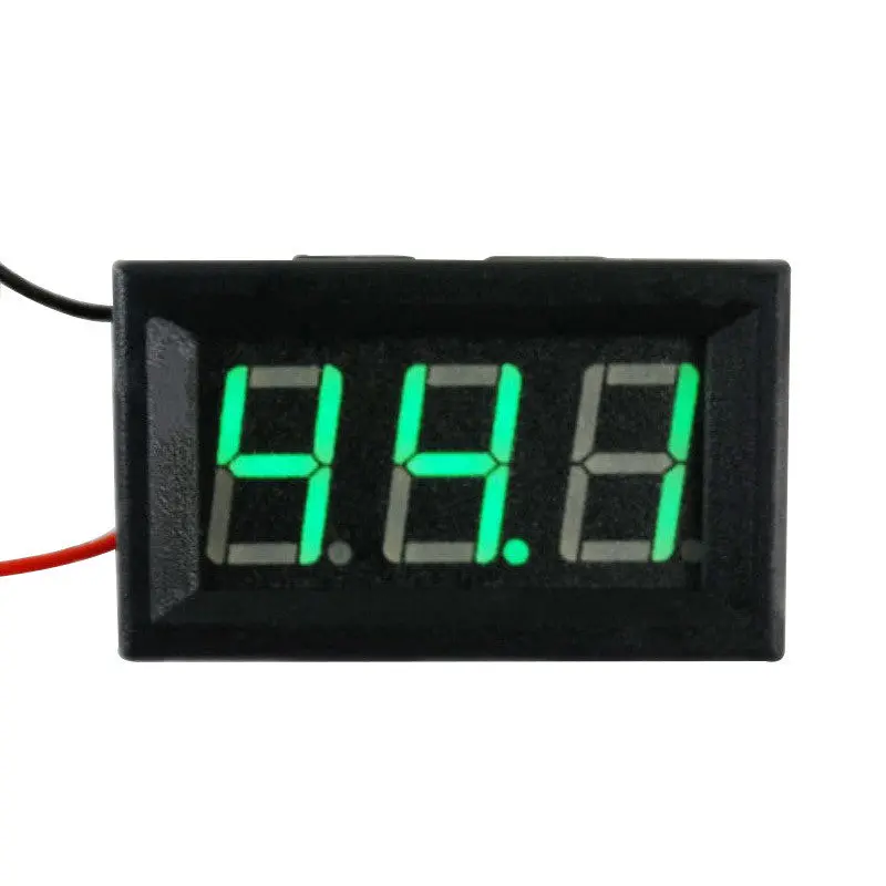 0.56" Green Led Car Digital Display Panel Volt Meter Voltmeter Dc 5-120V 2 Wires 69058 1