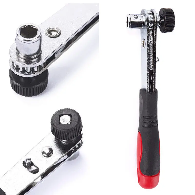 1/4" High Torque Ratchet Wrench For Socket Quick Release Professional Hand Tools A Type 93355 1