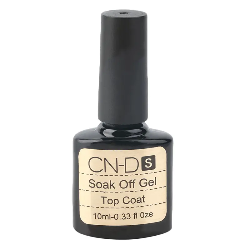 1 Bottle 0.33 Floz 10Ml Uv Led Soak Off Gel Color Gloss Nail Polish Art Top Coat Base Coat Best Quality 1