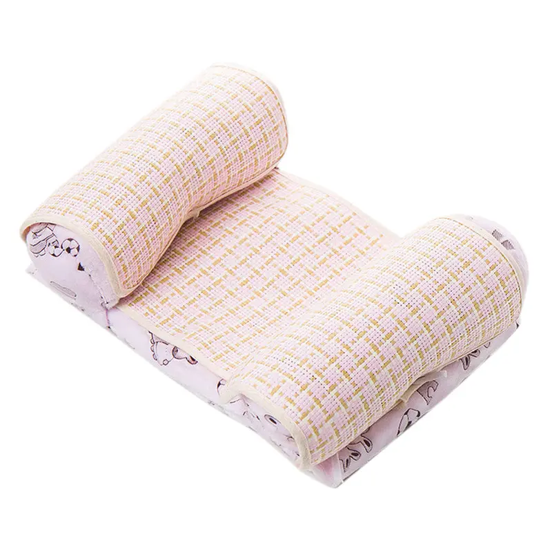1 Piece Baby Shaping Pillow Cotton Anti Roll Born Neck Pillow Baby Toddler Safe Cartoon Sleep Head Positioner Baby Pillow 1