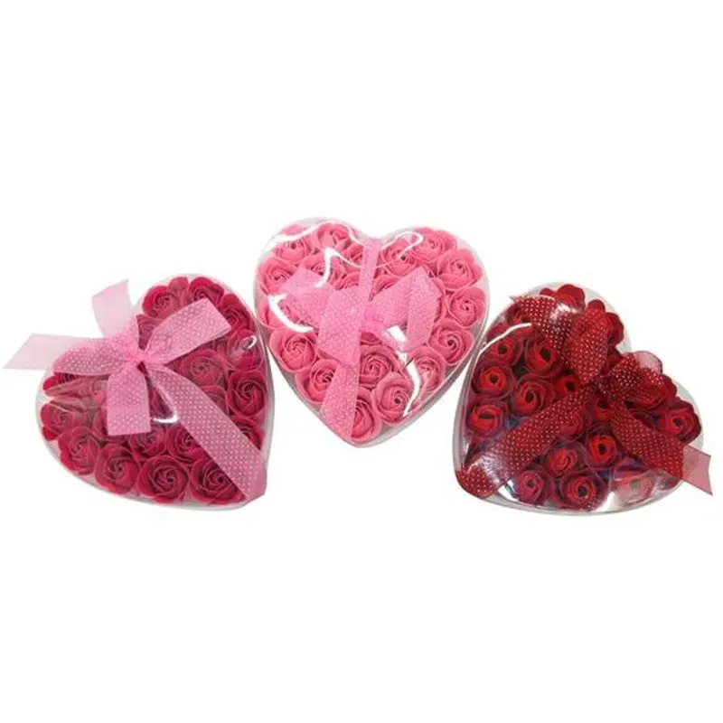 1 Set Rose Flower Soap Bath Shower Gift Cleansers Bathroom Wash 90671 1