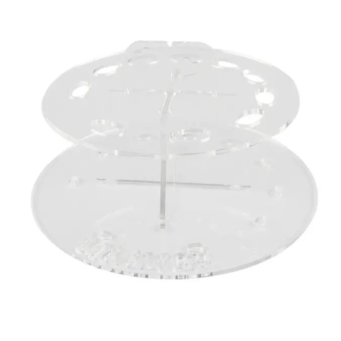 10 Hole /6 Hole Oval Make Up Brush Holder Drying Rack Organizer Oval Toothbrush Holder Makeup Brushes Cosmetic Shelf Tool 1