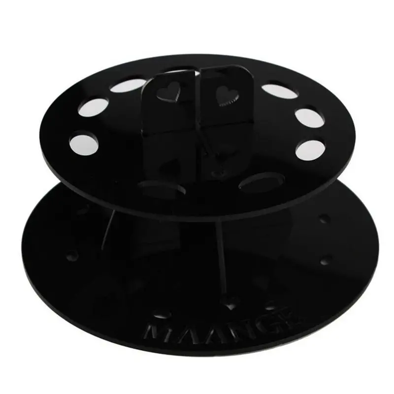 10 Hole Oval Makeup Brush Holder Rack Organizer Cosmetic Shelf Tool Worlrwide 1
