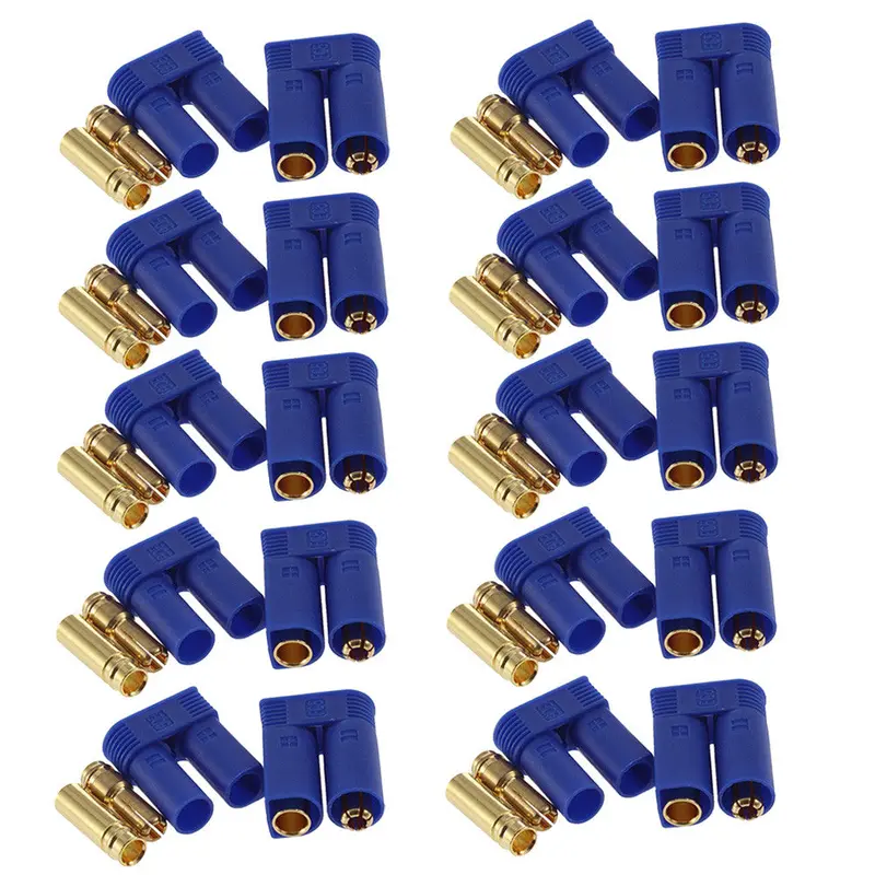 10 Pairs Ec5 Device Connector Plug For Rc Car Ne Helicopter Multi-Copter 1