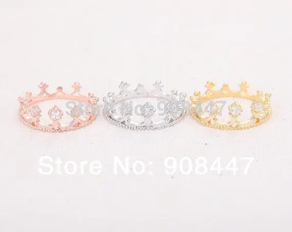 10 Pcs Cubic Tiara Knuckle Ring - Jewelry Rings,Anniversary Rings Wedding Rings 1