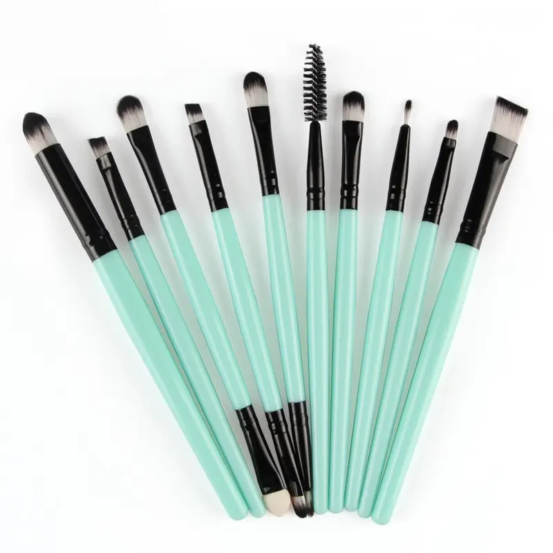 10 Pcs Makeup Brushes Toiletry Kit Pro Eyeshadow Cosmetic Face Brushes Powder Foundation Tool Cosmetics Concealer Brush 1