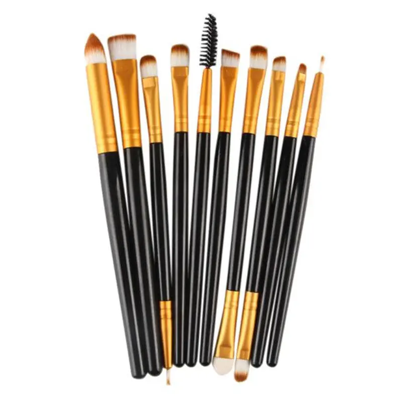 10 Pcs Professional Maange Makeup Brushes Rose Gold Wood Toothbrush Eyeshadow Makeup Brush Cleaner Kit Tools Cosmetics 1