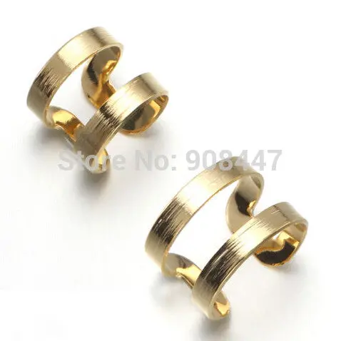 10 Pcs-R250 Simple Double Line Band Ring,Bridal Sets Ring,Geometric Ring - 1