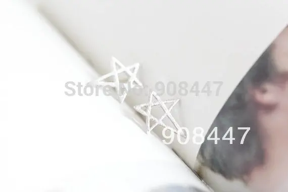 10 Pcs-S033 Jewelry 18K Gold Silver Cute Funky Star Earrings Rose Gold 1