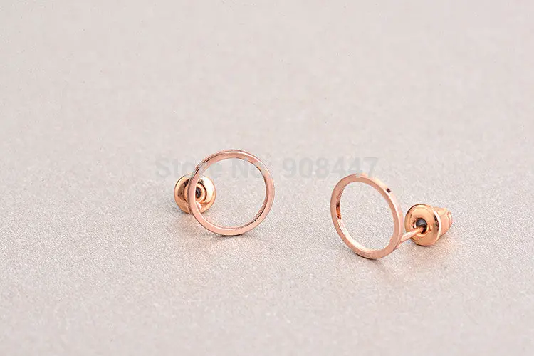 10 Pcs-S063 Jewelry Round Earrings,Circle Earstuds - 1
