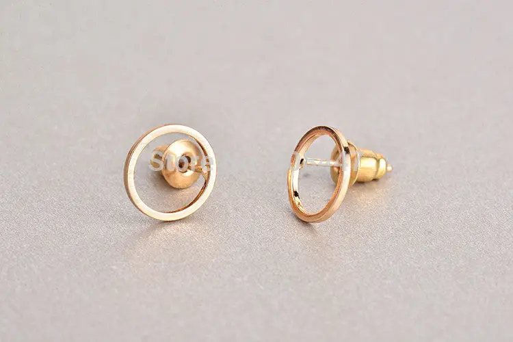 10 Pcs-S063 Jewelry Round Earrings,Circle Earstuds - 3