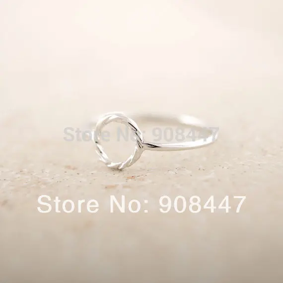 10 Pcslot- Promotion Price Gold-Plated Twisted Ring Korean Style Rings 2