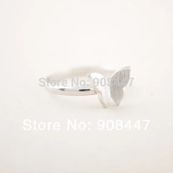 10 Pcslot-R201 , Butterfly Ring ,Gold Silver Plated Rings 3