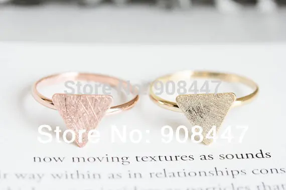 10 Pcslot-R208 Triangle Plate Rings, Stretch Rings ,Couple Rings, Vintage Style Rings 1