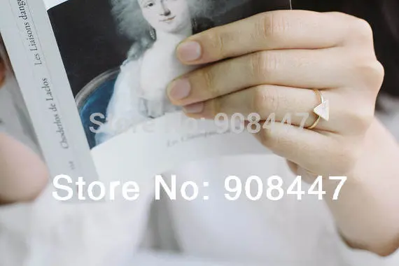 10 Pcslot-R208 Triangle Plate Rings, Stretch Rings ,Couple Rings, Vintage Style Rings 2