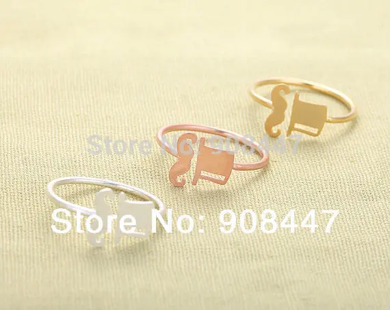 10 Pcslot-R211 Top Hat With Mustache Ring - Unique Rings,Adjustable Rings,Cute Ring 1