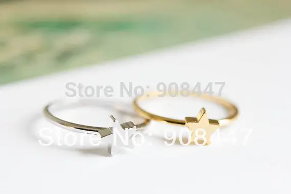 10 Pcslot-R223 Star Mid Knuckle Rings Star Rings Knuckle Ring Gold Knuckle Ring 1