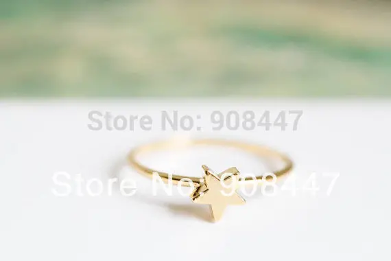 10 Pcslot-R223 Star Mid Knuckle Rings Star Rings Knuckle Ring Gold Knuckle Ring 2