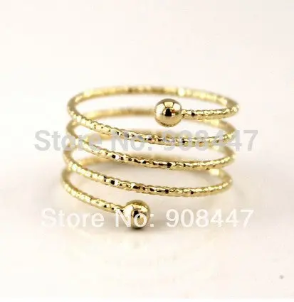 10 Pcslot-R246 Decorative Swirl Ring,Wire Ring,Brass Ring 1