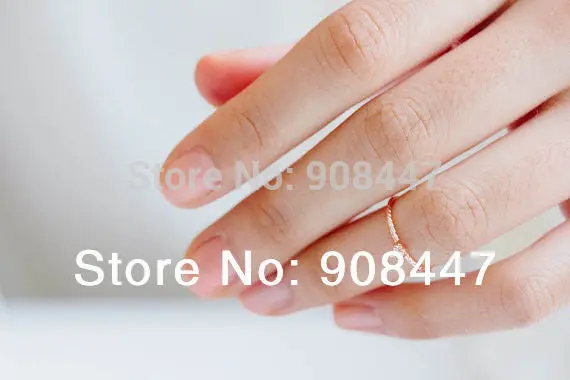 10 Pcslot- Solitary Cz Knuckle Rings,Pinky Rings,Cubic Zirconia Ring 3