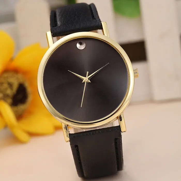 100% Clocks Geneva Roman Numerals Leather Analog Quartz Watch Women Watches Woman Geneve Watch Gifts 2