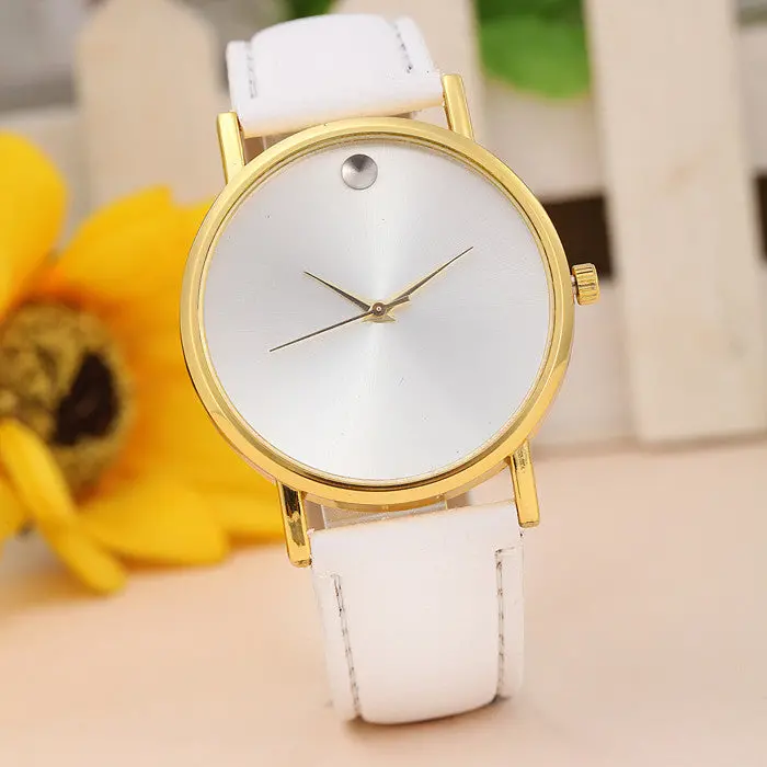 100% Clocks Geneva Roman Numerals Leather Analog Quartz Watch Women Watches Woman Geneve Watch Gifts 4