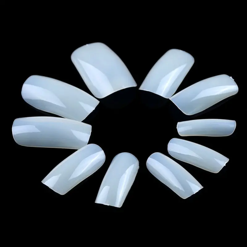 1000 False Nail Art Tips French Acrylic Artificial Full Stiletto Fake False Nail Art Decorations 1