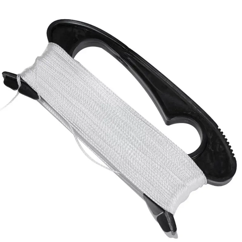 100M Flying Kite Line D Shape Plastic Polyester White Line Board Flying Kite Line Flying Tools 1