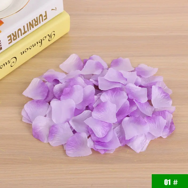100Pcs/Pack Artificial Simulation Silk Rose Flower Petals Birthday Wedding Party Decoration Accessories 13 Colors 87382 1