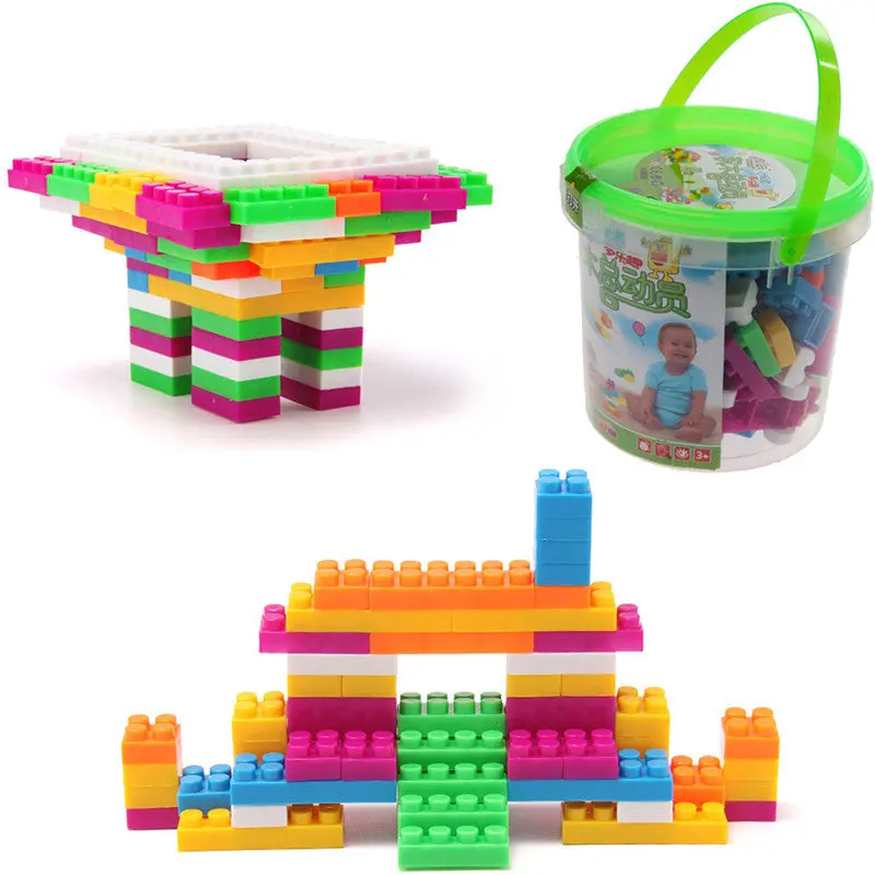 104Pcs Plastic Building Blocks City Diy Toys Creative Block Bricks Educational Toys For Children 1
