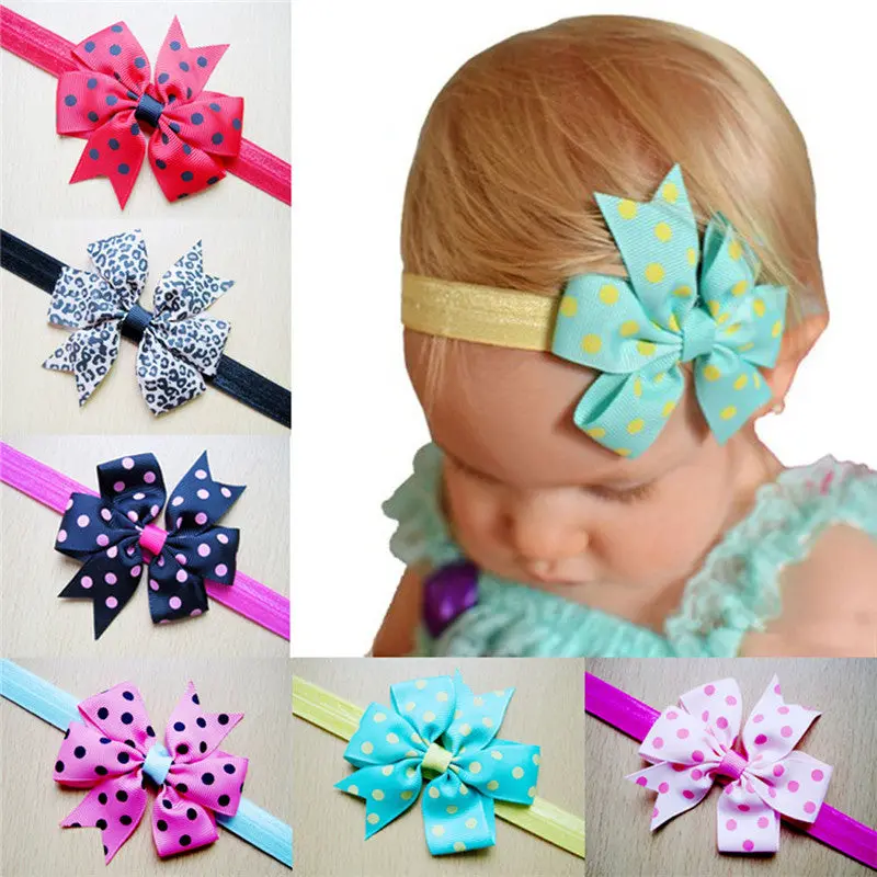 10Pcs Baby Headb Gold Satin Headb Baby Hair Bows Toddler Headb Born Headb 1