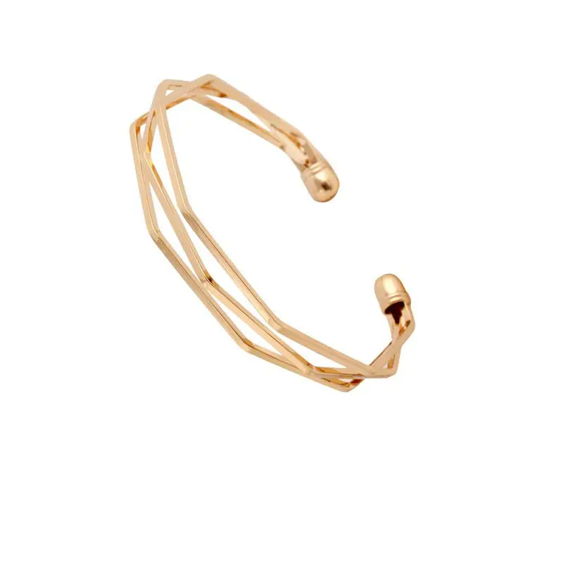 10Pcs-G059 Open Wire Cuff Bangles Geometric Bangles Gift 1