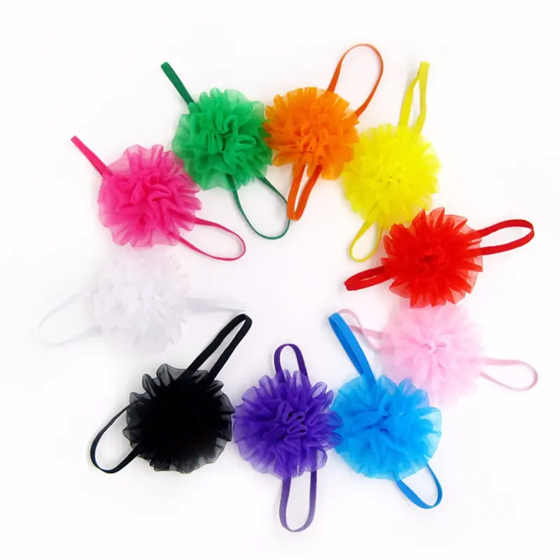 10Pcs Girls Baby Children Satin Headb Hair Bow B Accessories 1