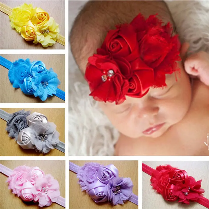 10Pcs Lace Baby Headb Flower Girls Headb Hair Bow Flower Headb For Baby Girl Children Hair Accessories 1