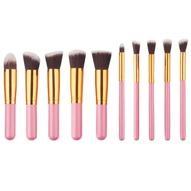 10Pcs Maange Makeup Brushes Maquiagem Maquillage Cosmetics Make Up Brushes Professional Hair Eyebrow Foundation Brush Pen 1