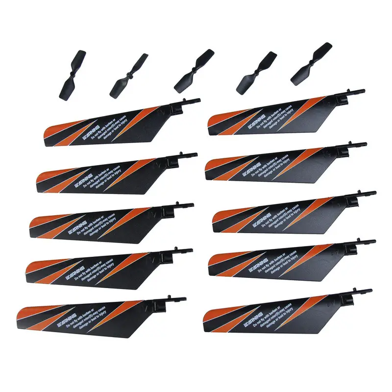10Pcs Main Rotor Blade 5Pcs Tail Blade Parts For V911 4Ch Rc Helicopter Rc Accessories 1