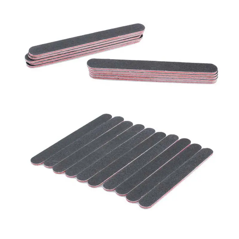10Pcs Nail Files Nail Art Buffer Salon Glitter Tools Spaper Sing Nail File 1