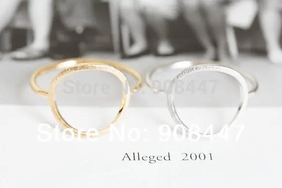10Pcs Open Round Rings Unique Rings Couple Rings Simple Shape Round Ring 1