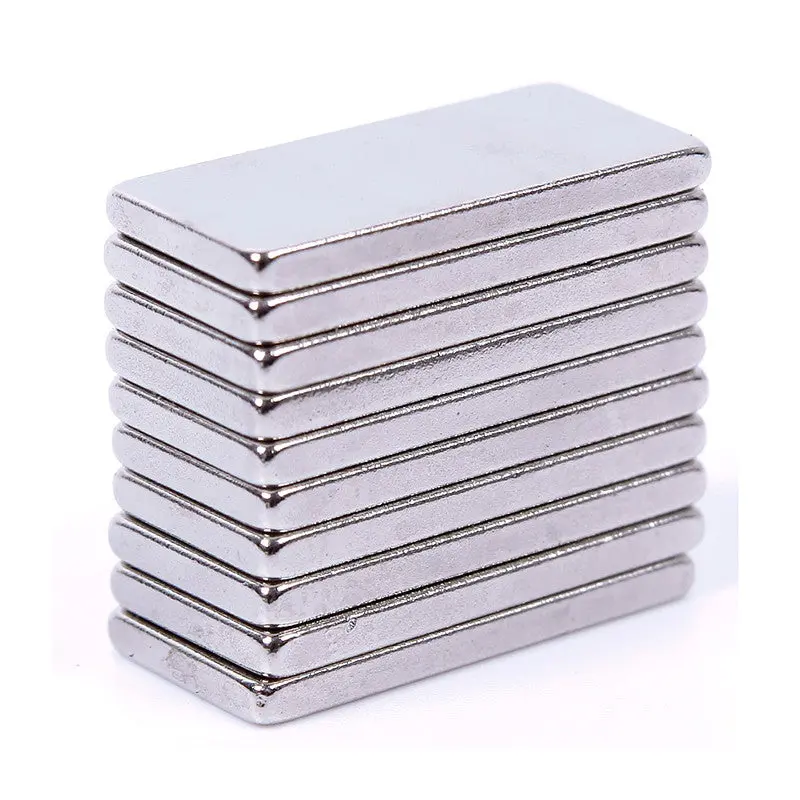 10Pcs Stable Strong Block Cuboid Fridge Magnets Rare Earth Portable Neodymium 20X10x2mm 64072 1