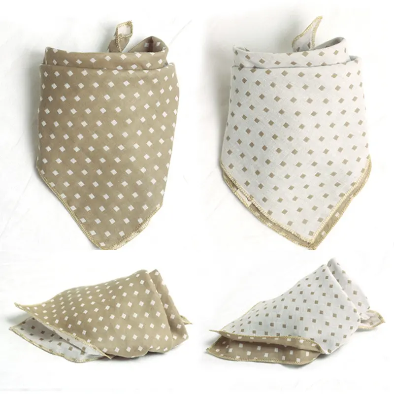 11 Styles Cotton Baby Bibs Saliva Towel Double Color Dot Burp Cloths Kids Baby Accessories Bebe Babador 1