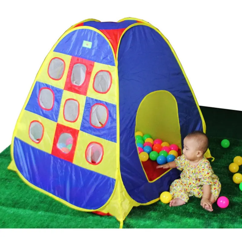 112*112*114Cm Large Baby Play Tent Adventure Game Tent Indoor Outdoor Garden Big Playhouse For Kids 1