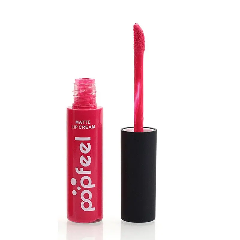 12 Color Liquid Waterproof Elegant Long Lasting Matte Smooth Lipstick Lip Stick Lipgloss Long Lasting Sexy Lip Gloss 1
