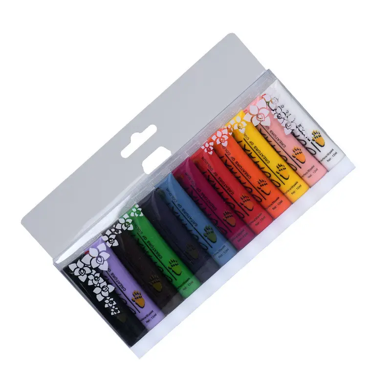 12 Colors 3D Nail Polish Uv Gel Arcylic Paint For Nails Abstract Tube Pigment Draw Art Painting 1