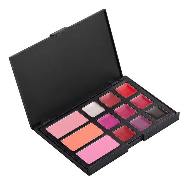 12 Colors Pro Blush Lipeyebroweyeshadowconcealer Palette Shiny Makeup Set 1