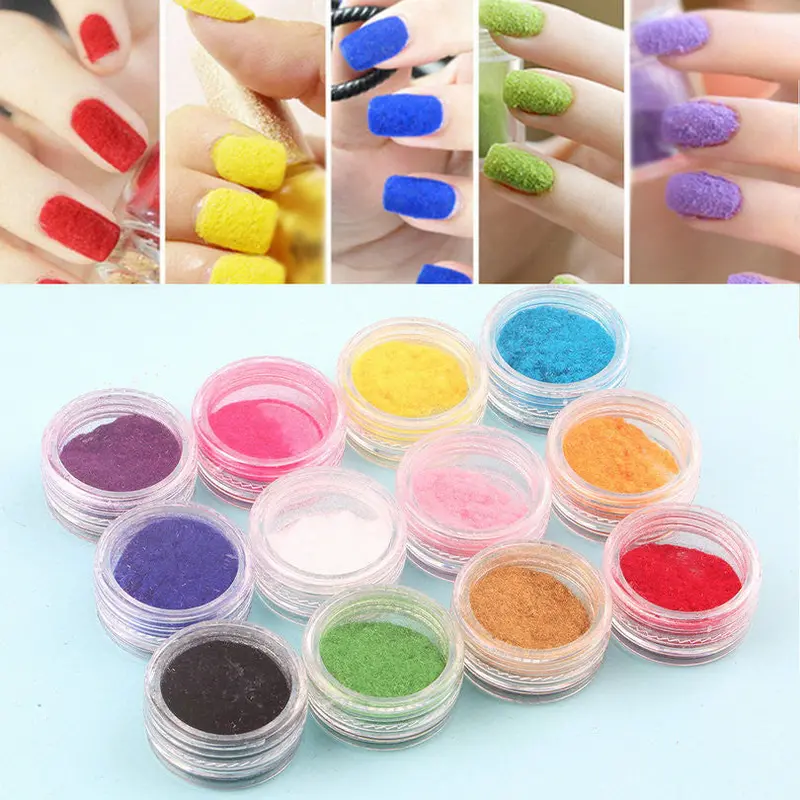 12 Mix Colors Acrylic Powder Nail Art Dust Powder Decoration For Nail Powder 1