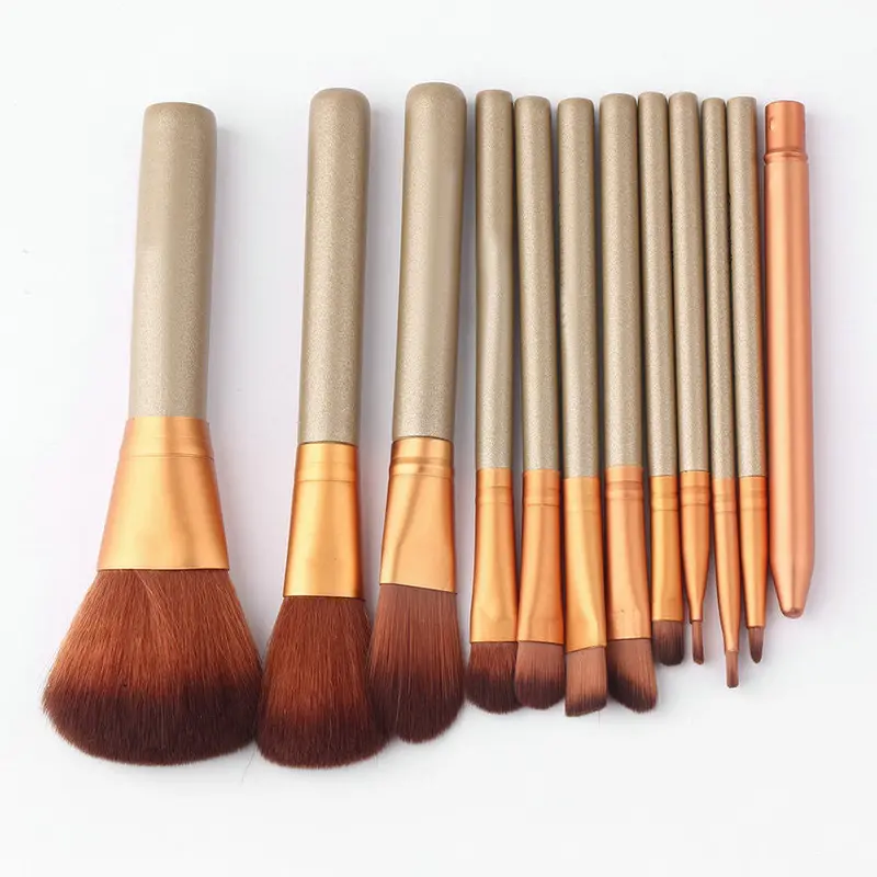 12 Pcs Makeup Tools Kit Cosmetic Eyeshadow Foundation Concealer Brushes Set 1