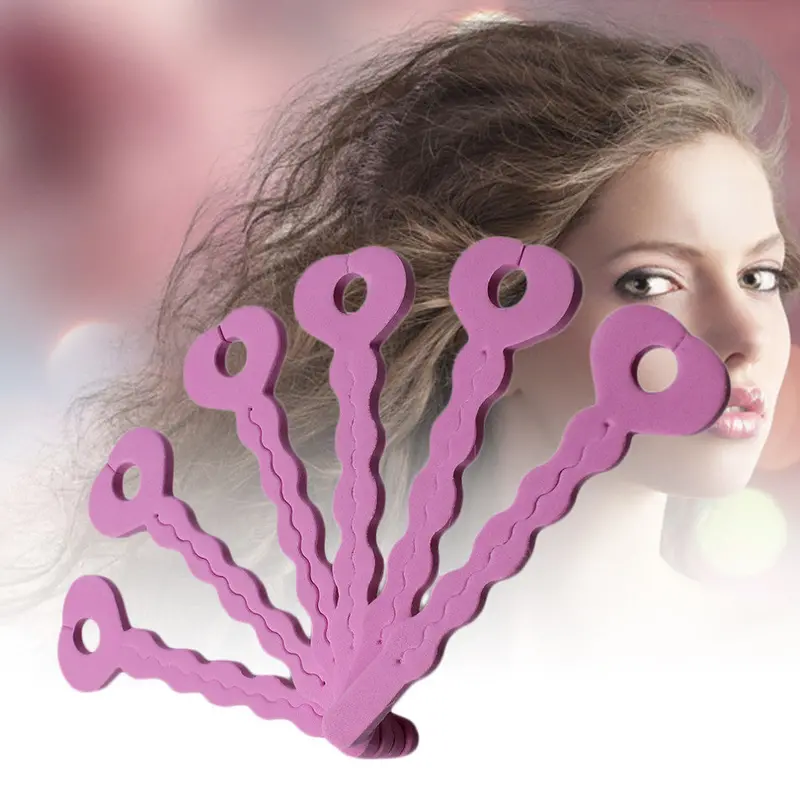12 Pcspack Magic Sponge Soft Hair Curler Roller Tool 1