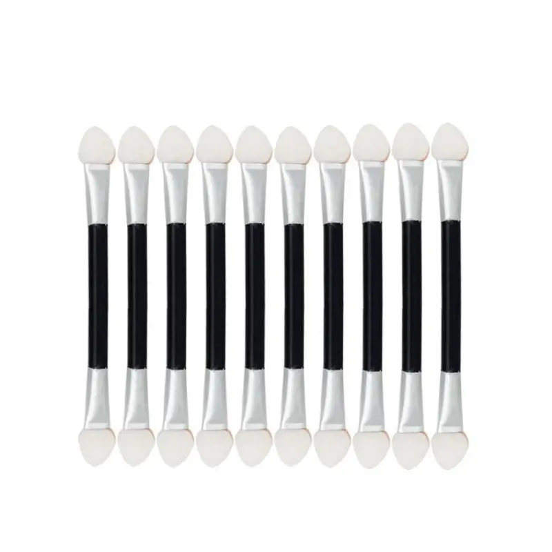 12Pc Makeup Double-End Eye Shadow Eyeliner Brush Sponge Applicator Tool 1
