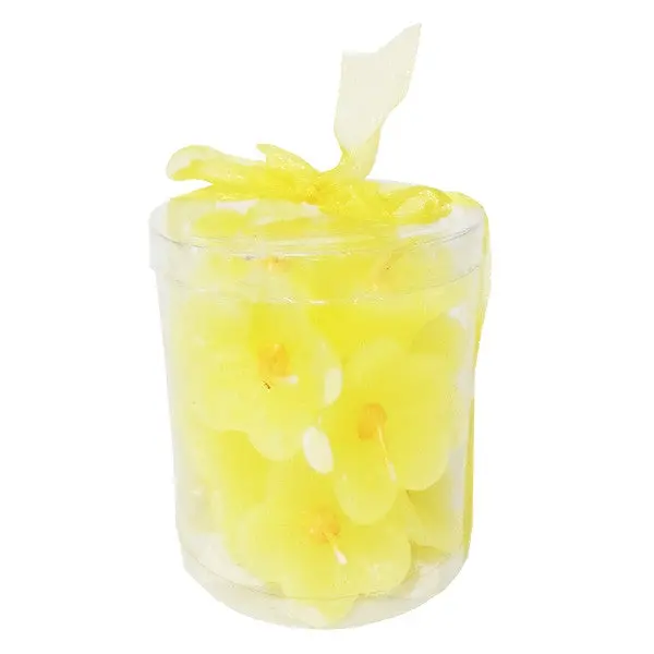 12Pcs Candles Yellow Tea Light Home Dinner Room Party Decor/Big Votive Candles 89353 1
